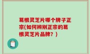 葛根灵芝片哪个牌子正宗(如何辨别正宗的葛根灵芝片品牌？)