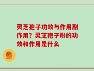 灵芝孢子功效与作用副作用？灵芝孢子粉的功效和作用是什么