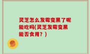 灵芝怎么发霉变黑了呢能吃吗(灵芝发霉变黑能否食用？)