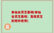参仙谷灵芝基地(参仙谷灵芝基地：发现灵芝的奇妙世界)