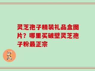 灵芝孢子精装礼品盒图片？哪里买破壁灵芝孢子粉最正宗