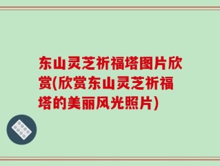 东山灵芝祈福塔图片欣赏(欣赏东山灵芝祈福塔的美丽风光照片)
