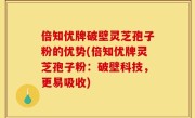 倍知优牌破壁灵芝孢子粉的优势(倍知优牌灵芝孢子粉：破壁科技，更易吸收)