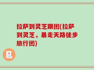 拉萨到灵芝跟团(拉萨到灵芝，暴走天路徒步旅行团)