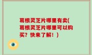 葛根灵芝片哪里有卖(葛根灵芝片哪里可以购买？快来了解！)