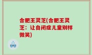合肥王灵芝(合肥王灵芝：让自闭症儿童别样微笑)