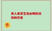 男人用灵芝泡水喝的功效和作用