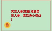 灵芝人参浸酒(浸酒灵芝人参，尝饮身心受益)