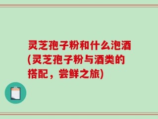 灵芝孢子粉和什么泡酒(灵芝孢子粉与酒类的搭配，尝鲜之旅)