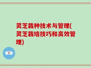 灵芝栽种技术与管理(灵芝栽培技巧和高效管理)