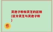 灵孢子粉和灵芝的区别(区分灵芝与灵孢子粉)