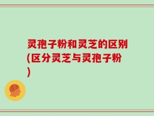 灵孢子粉和灵芝的区别(区分灵芝与灵孢子粉)