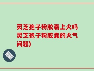 灵芝孢子粉胶囊上火吗灵芝孢子粉胶囊的火气问题)