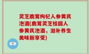 灵芝鹿茸枸杞人参黄芪泡酒(鹿茸灵芝桂圆人参黄芪泡酒，滋补养生美味新享受)