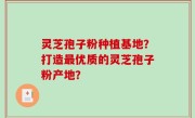 灵芝孢子粉种植基地？打造最优质的灵芝孢子粉产地？