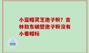 小蓝帽灵芝孢子粉？吉林敖东破壁孢子粉没有小看帽标