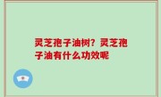 灵芝孢子油树？灵芝孢子油有什么功效呢