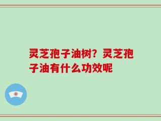 灵芝孢子油树？灵芝孢子油有什么功效呢