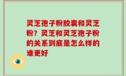 灵芝孢子粉胶囊和灵芝粉？灵芝和灵芝孢子粉的关系到底是怎么样的谁更好