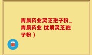 青晨药业灵芝孢子粉_青晨药业 优质灵芝孢子粉 )
