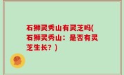 石狮灵秀山有灵芝吗(石狮灵秀山：是否有灵芝生长？)