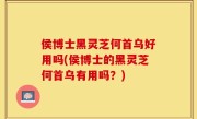 侯博士黑灵芝何首乌好用吗(侯博士的黑灵芝何首乌有用吗？)