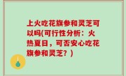 上火吃花旗参和灵芝可以吗(可行性分析：火热夏日，可否安心吃花旗参和灵芝？)