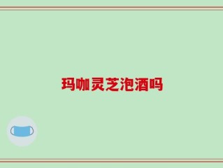 玛咖灵芝泡酒吗