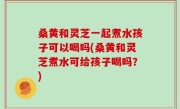 桑黄和灵芝一起煮水孩子可以喝吗(桑黄和灵芝煮水可给孩子喝吗？)