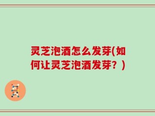 灵芝泡酒怎么发芽(如何让灵芝泡酒发芽？)