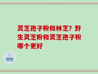 灵芝孢子粉和林芝？野生灵芝粉和灵芝孢子粉哪个更好