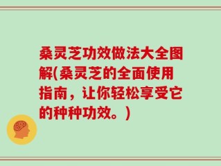桑灵芝功效做法大全图解(桑灵芝的全面使用指南，让你轻松享受它的种种功效。)