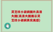 灵芝纹小瓷碗图片高清大图(高清大图展示灵芝纹小瓷碗真实美感)
