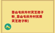 靠山屯庆升村灵芝孢子粉_靠山屯庆升村优质灵芝孢子粉)
