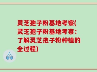 灵芝孢子粉基地考察(灵芝孢子粉基地考察：了解灵芝孢子粉种植的全过程)