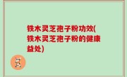铁木灵芝孢子粉功效(铁木灵芝孢子粉的健康益处)