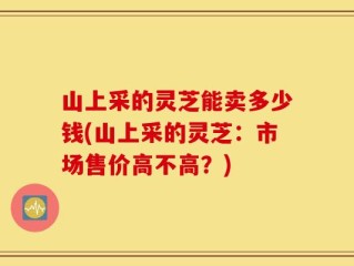 山上采的灵芝能卖多少钱(山上采的灵芝：市场售价高不高？)