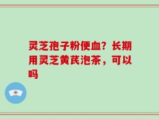 灵芝孢子粉便血？长期用灵芝黄芪泡茶，可以吗