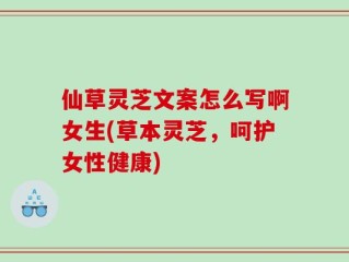 仙草灵芝文案怎么写啊女生(草本灵芝，呵护女性健康)
