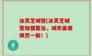 冰灵芝城管(冰灵芝城管加强整治，城市面貌焕然一新！)