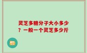 灵芝多糖分子大小多少？一般一个灵芝多少斤