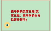 孢子粉的灵芝三贴(灵芝三贴：孢子粉的全方位营养帮手)