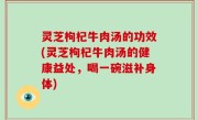 灵芝枸杞牛肉汤的功效(灵芝枸杞牛肉汤的健康益处，喝一碗滋补身体)