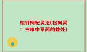松针枸杞灵芝(松枸灵：三味中草药的益处)