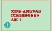 灵芝和什么同吃不内热(灵芝应搭配哪些食物食用？)