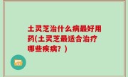 土灵芝治什么病最好用药(土灵芝最适合治疗哪些疾病？)
