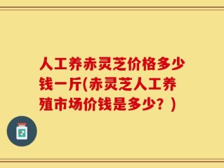 人工养赤灵芝价格多少钱一斤(赤灵芝人工养殖市场价钱是多少？)