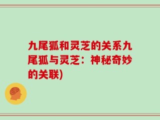 九尾狐和灵芝的关系九尾狐与灵芝：神秘奇妙的关联)