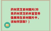 药材灵芝素材图片(珍贵药材灵芝的丰富营养值展现在素材图片中，该如何获取？)