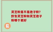 灵芝粉是不是孢子粉？野生灵芝粉和灵芝孢子粉哪个更好